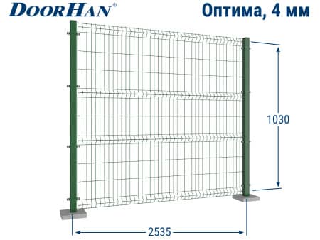 Купить 3Д сетку ДорХан 2535×1030 мм в Омске от 1684 руб.